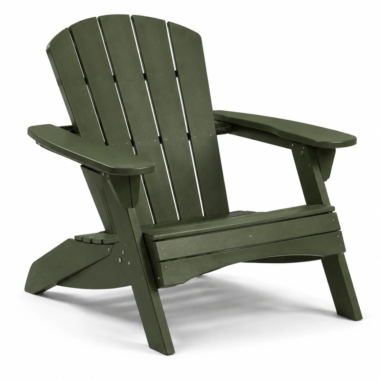 Chaise Adirondack en bois composite vert